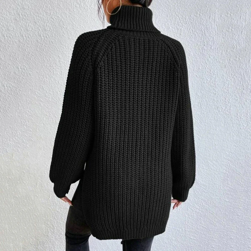 Karah Pull Col Roulé pour Femme – Pull en Maille avec Coupe Confortable & Col Haut Élégant - Image 3
