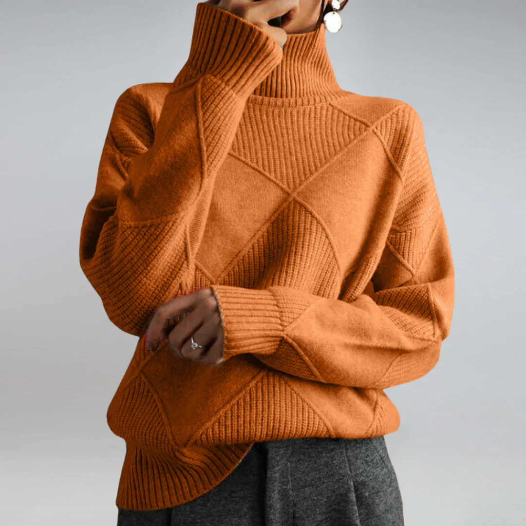 Lydia Pull à Col Roulé pour Femme – Cachemire Luxueux, Doux & Chaud pour les Mois d’Hiver - Image 5