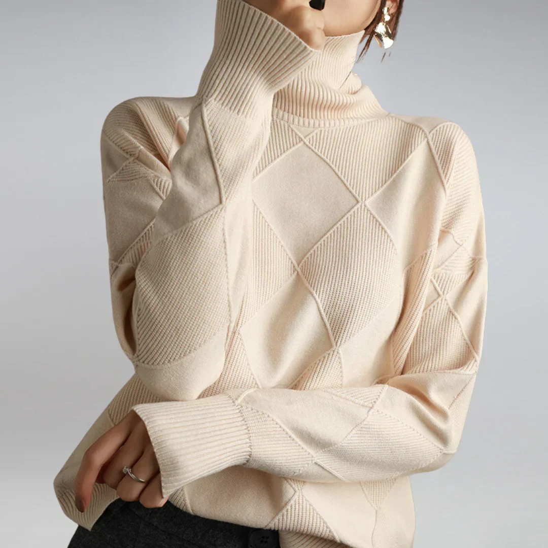 Lydia Pull à Col Roulé pour Femme – Cachemire Luxueux, Doux & Chaud pour les Mois d’Hiver - Image 7